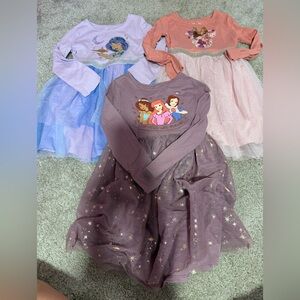 Disney - Jumping Beans Princess/Minnie Mouse Dress Set - Purple, Pink, Blue
